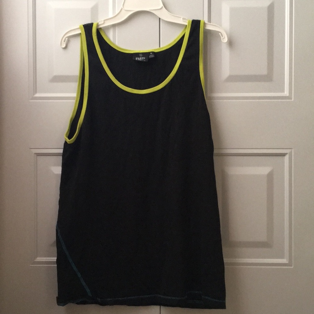 Black tank top